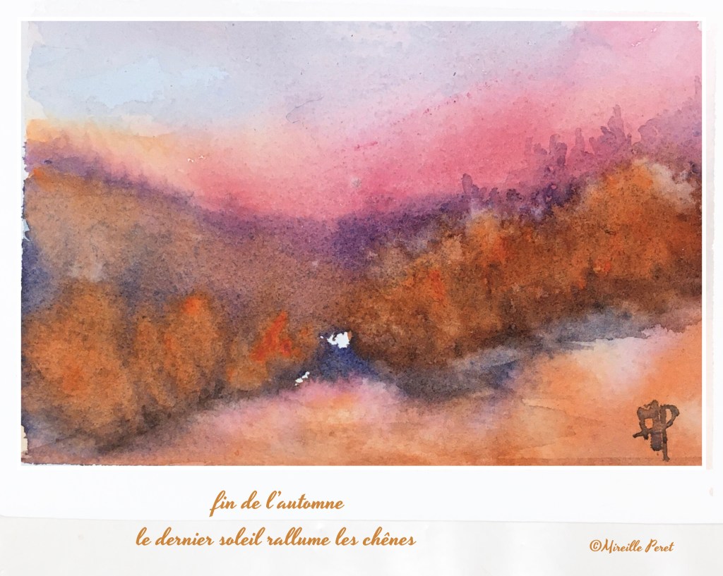 Promenade automnale en aquarelles