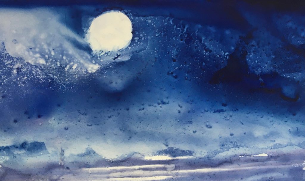 Reflets de lune&nbsp;(haïga)